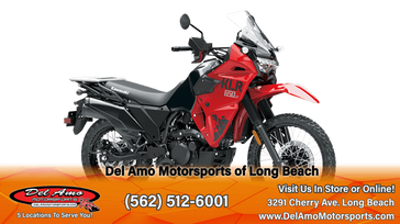 2024 Kawasaki KL650KRFNL-RD1  in a FIRECRACKER RED/METALLIC CARBON GRAY exterior color. Del Amo Motorsports of Long Beach (562) 362-3160 delamomotorsports.com 