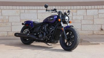 2025 INDIAN MOTORCYCLE SCOUT BOBBER LIMITED WITH TECHNOLOGY PACKAGE SPIRIT BLUE METALLIC 