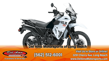 2024 Kawasaki KL650GRFNL-WT1  in a PEARL CRYSTAL WHITE/METALLIC CARBON GRAY exterior color. Del Amo Motorsports of Long Beach (562) 362-3160 delamomotorsports.com 