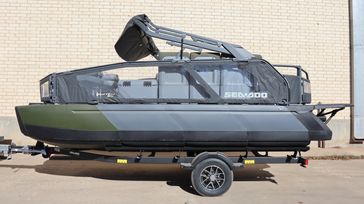 2025 SEADOO SWITCH FISH 18 170HP PAINTED TRAILER WILDERNESS GREEN 