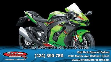 2024 Kawasaki ZX1002LRFAL-GN1  in a LIME GREEN/EBONY exterior color. Del Amo Motorsports of Redondo Beach (424) 304-1660 delamomotorsports.com 