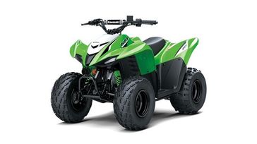 2023 Kawasaki KFX 90 in a BLUE exterior color. Cross Country Powersports 732-491-2900 crosscountrypowersports.com 