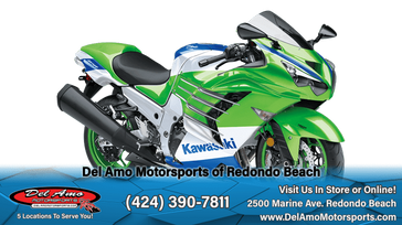 2024 Kawasaki ZX1400JRFNL-GN1  in a LIME GREEN/PEARL CRYSTAL WHITE/BLUE exterior color. Del Amo Motorsports of Redondo Beach (424) 304-1660 delamomotorsports.com 