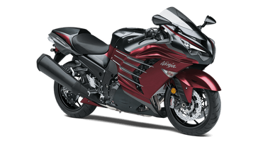 2025 Kawasaki NINJA ZX14R ABSMetallic Matte Sovereign RedMetallic Flat Spark BlackMetallic Matte Graphite Gray 