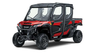 2025 Kawasaki RIDGE CREW HVAC CANDY PERSIMMON RED 