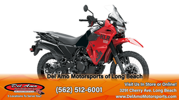 2024 Kawasaki KL650FRFNL-RD1  in a FIRECRACKER RED/METALLIC CARBON GRAY exterior color. Del Amo Motorsports of Long Beach (562) 362-3160 delamomotorsports.com 