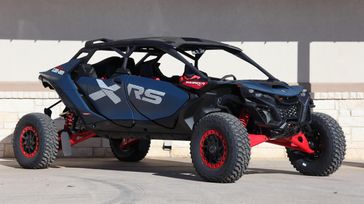 2025 Can-Am MAVERICK R MAX X RS WITH SMARTSHOX 999T DCT DUSTY NAVY AND LEGION RED