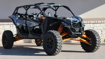 2025 CAN-AM MAVERICK X3 MAX RS TURBO SCANDI BLUE AND ORANGE CRUSH 