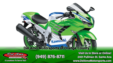 2024 Kawasaki ZX1400JRFNL-GN1  in a LIME GREEN/PEARL CRYSTAL WHITE/BLUE exterior color. Del Amo Motorsports of Orange County (949) 416-2102 delamomotorsports.com 