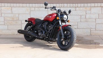 2025 INDIAN MOTORCYCLE SCOUT BOBBER LIMITED SUNSET RED SMOKE 