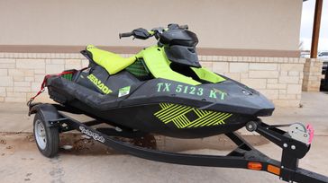 2023 SEADOO PWC SPARK TRIXX 90 AUD GN 3UP IBR 23  in a BLACK exterior color. Family PowerSports (877) 886-1997 familypowersports.com 