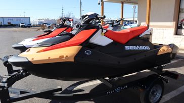 2025 SEADOO SPARK FOR 2 CONVENIENCE PACKAGE WITH SOUND SYSTEM SUNRISE ORANGE AND DRAGON RED 