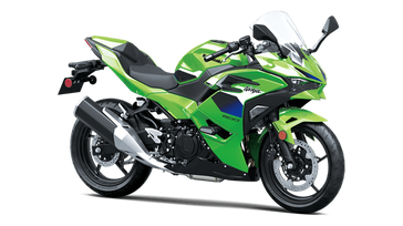 New 2026 Kawasaki Ninja 500 SE ABS  Metallic Yellowish GreenEbony 