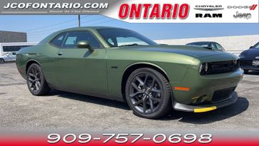 2023 Dodge Challenger R/T in a F8 Green exterior color and Blackinterior. Ontario Auto Center ontarioautocenter.com 