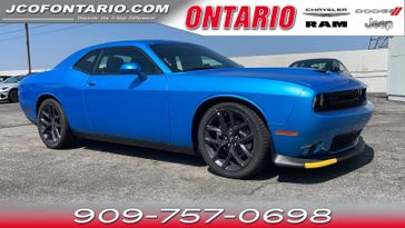 2023 Dodge Challenger GT in a B5 Blue Pearl Coat exterior color and Blackinterior. Ontario Auto Center ontarioautocenter.com 