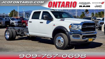 2024 RAM 5500 Chassis Cab Tradesman in a Bright White Clear Coat exterior color and Diesel Gray/Blackinterior. Ontario Auto Center ontarioautocenter.com 