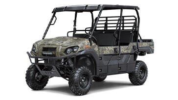 2025 KAWASAKI MULE PROFXT 1000 LE CAMO in a TRUETIMBER STRATA exterior color. Family PowerSports (877) 886-1997 familypowersports.com 