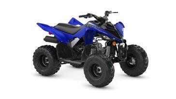 2023 YAMAHA RAPTOR 90 TEAM BLUE in a TEAM YAMAHA BLUE exterior color. Family PowerSports (877) 886-1997 familypowersports.com 