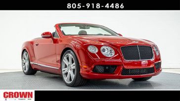 2013 Bentley Continental GT V8 2DR CONV in a Dragon Red exterior color and Blackinterior. Ventura Auto Center 866-978-2178 venturaautocenter.com 