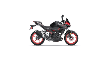 2024 KAWASAKI Z500 SE ABS CANDY PERSIMMON RED AND METALLIC FLAT SPARK BLACK AND METALLIC MATTE GRAPHENESTEEL GRAY