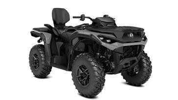 2025 CAN-AM OUTLANDER MAX DPS 850 GRANITE GRAY  in a GRANITE GRAY exterior color. Family PowerSports (877) 886-1997 familypowersports.com 