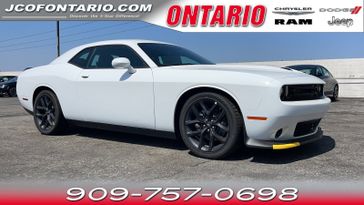 2023 Dodge Challenger Gt in a White Knuckle exterior color and Blackinterior. Jeep Chrysler Dodge RAM FIAT of Ontario 909-757-0698 jcofontario.com 