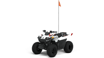 Used 2023 POLARIS OUTLAW 70 EFI BRIGHT WHITE AND RED 