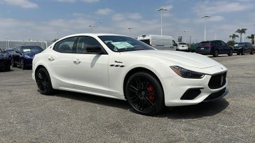 2023 Maserati Ghibli Modena in a Bianco exterior color and Rossointerior. Ontario Auto Center ontarioautocenter.com 