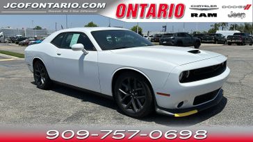 2023 Dodge Challenger GT in a White Knuckle Clear Coat exterior color and Blackinterior. Ontario Auto Center ontarioautocenter.com 