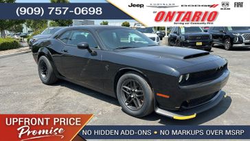 2023 Dodge Challenger SRT Hellcat Redeye Widebody in a Pitch Black Clear Coat exterior color and Elx9interior. Ontario Auto Center ontarioautocenter.com 