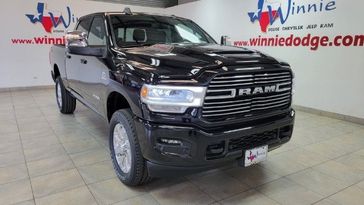 2024 RAM 2500 Laramie in a Diamond Black Crystal Pearl Coat exterior color and Blackinterior. Wnnie Dodge 000-000-0000 pixelmotiondemo.com 