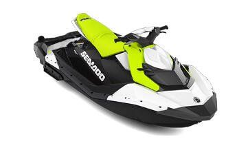 2023 SEADOO SPARK 3UP MANTA GREEN AND WHITE  in a MANTA GREEN AND WHITE exterior color. Family PowerSports (877) 886-1997 familypowersports.com 