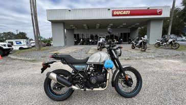 2023 Royal Enfield Scram in a GRAPHITE BLUE exterior color. BMW Motorcycles of Jacksonville (904) 375-2921 bmwmcjax.com 