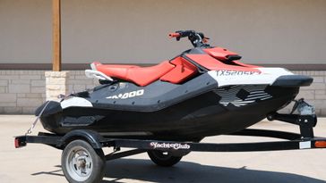USED 2024 SEADOO SPARK TRIXX 3UP 90HP DRAGON RED AND WHITE 