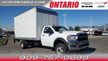 2024 RAM 5500 Chassis Cab Tradesman in a Bright White Clear Coat exterior color and Diesel Gray/Blackinterior. Ontario Auto Center ontarioautocenter.com 