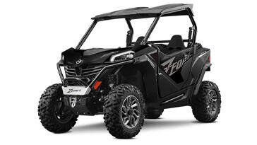 2025 CFMOTO ZFORCE 800 TRAIL in a NEBULA BLACK exterior color. Family PowerSports (877) 886-1997 familypowersports.com 