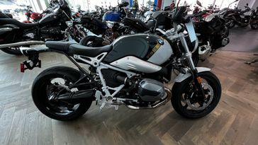 2023 BMW R nineT in a Option 719 Pollux Metallic/Light White exterior color. BMW Motorcycles of Jacksonville (904) 375-2921 bmwmcjax.com 