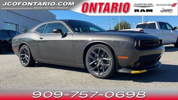 2023 Dodge Challenger GT in a Granite Pearl Coat exterior color and Blackinterior. Ontario Auto Center ontarioautocenter.com 