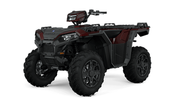 Used 2025 Polaris Sportsman 850 premium crimson metallic premium 