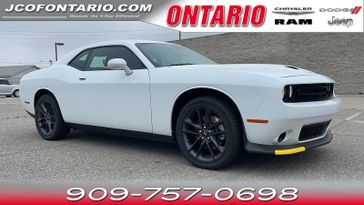 2023 Dodge Challenger Gt Awd in a White Knuckle exterior color and Blackinterior. Jeep Chrysler Dodge RAM FIAT of Ontario 909-757-0698 jcofontario.com 