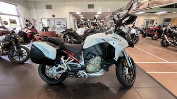 2023 Ducati Multistrada in a Iceberg White exterior color. BMW Motorcycles of Jacksonville (904) 375-2921 bmwmcjax.com 