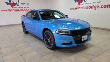 2023 Dodge Charger SXT in a B5 Blue Pearl Coat exterior color and Blackinterior. Wnnie Dodge 000-000-0000 pixelmotiondemo.com 