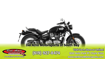 2024 Triumph BONNEVILLE SPEEDMASTER  in a JET BLACK exterior color. Del Amo Motorsports of South Bay (619) 547-1937 delamomotorsports.com 