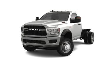 2024 RAM 5500 Chassis Cab Tradesman in a Bright White Clear Coat exterior color and Diesel Gray/Blackinterior. Jeep Chrysler Dodge RAM FIAT of Ontario 909-757-0698 jcofontario.com 