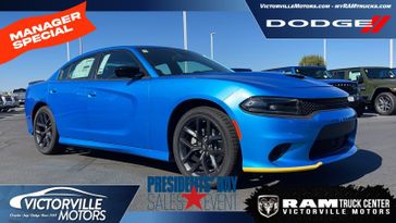 2023 Dodge Charger Gt Rwd in a B5 Blue exterior color and Blackinterior. Victorville Motors Chrysler Jeep Dodge RAM Fiat 760-513-6916 victorvillemotors.com 
