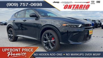 2024 Dodge Hornet R/T Plus in a 8 Ball exterior color and Blackinterior. Ontario Auto Center ontarioautocenter.com 
