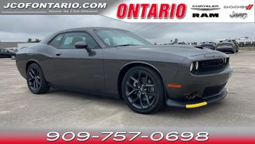 2023 Dodge Challenger GT in a Granite Pearl Coat exterior color and Blackinterior. Ontario Auto Center ontarioautocenter.com 
