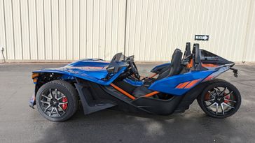 2024 POLARIS SLINGSHOT R MANUAL in a BLUE exterior color. Family PowerSports (877) 886-1997 familypowersports.com 