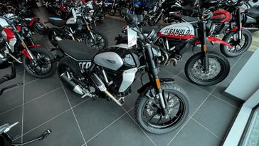 2024 Ducati Scrambler  in a THRILLING BLACK exterior color. BMW Motorcycles of Jacksonville (904) 375-2921 bmwmcjax.com 