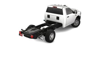 2024 RAM 3500 Tradesman Chassis Regular Cab 4x2 60' Ca in a Bright White Clear Coat exterior color and Diesel Gray/Blackinterior. McPeek's Chrysler Dodge Jeep Ram of Anaheim 888-861-6929 mcpeeksdodgeanaheim.com 